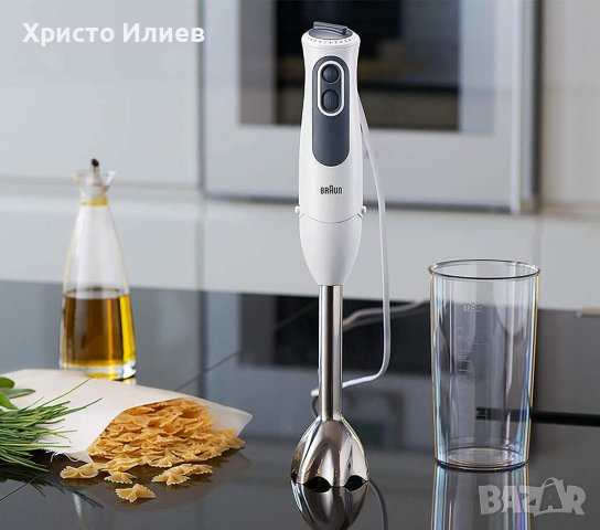 Пасатор Braun 3 в 1 Чопър Бъркалка 750W Метален накрайник, снимка 5 - Блендери - 39847729