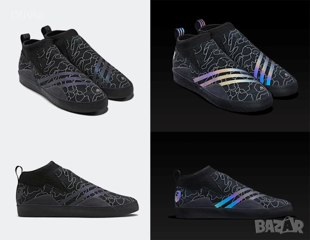 adidas x  bape 3ST.002 ORIGINAL , снимка 4 - Кецове - 51349152