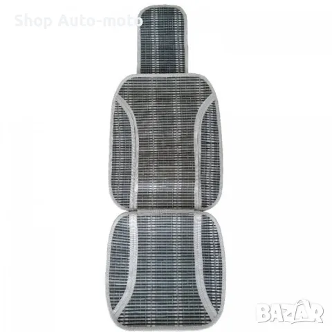 К-т бамбукови подложки Automat, За седалки на МПС, 103x46см, Сив, 2бр, снимка 2 - Аксесоари и консумативи - 49664269