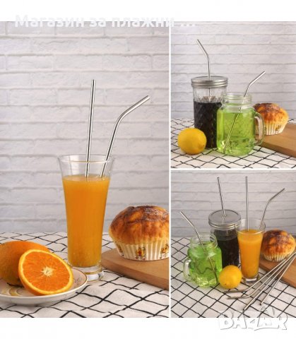 СТОМАНЕНИ ЕКО СЛАМКИ В КОМПЛЕКТ ОТ 2 ИЛИ 4 БРОЯ - код 3000, снимка 17 - Прибори за хранене, готвене и сервиране - 33903754