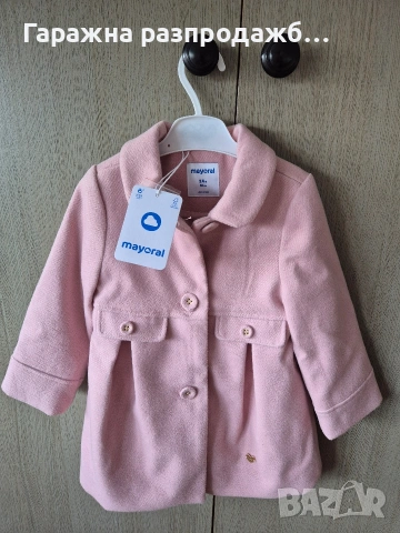 Mayoral Розово бебешко палто, снимка 7 - Бебешки якета и елеци - 54081533