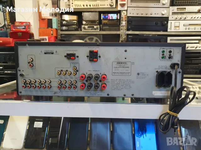 Усилвател ONKYO A-SV610pro Две по 125 вата на 8 ома.  В отлично техническо и визуално състояние., снимка 8 - Ресийвъри, усилватели, смесителни пултове - 47853259