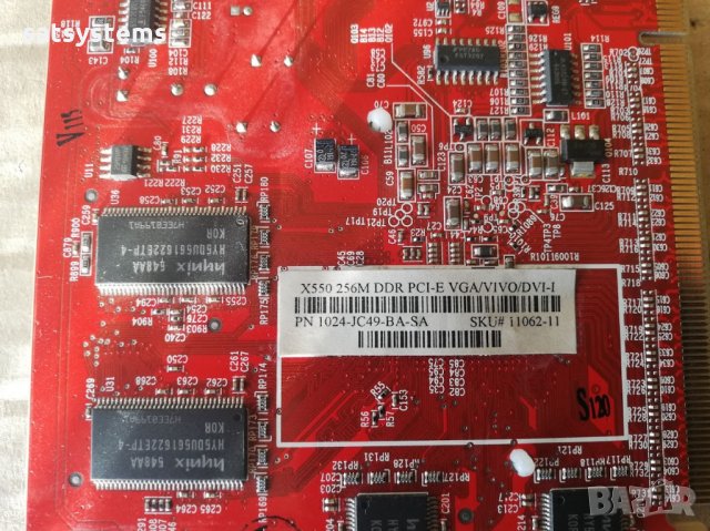 Видео карта ATi Radeon Sapphire X550 Advantage 256MB DDR 128bit PCI-E, снимка 7 - Видеокарти - 29863278