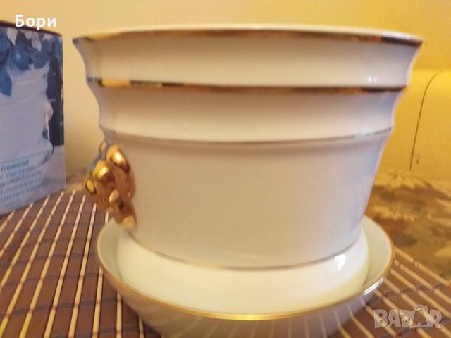 Нова порцеланова немска саксия , снимка 7 - Вази - 30741982