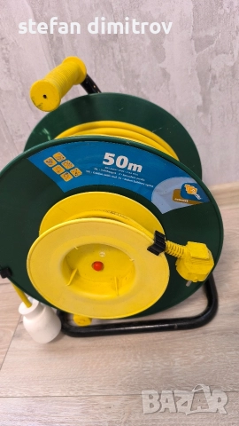 Градинска макара удължител PROFILE с 49 м PVC шнур , снимка 2 - Други инструменти - 52974234