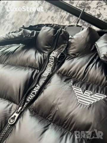 Мъжко Зимно Яке - лого Бродирано 🤍 Armani 