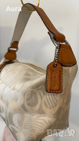 Coach Signature Small Hobo Bag, снимка 4 - Чанти - 52666270