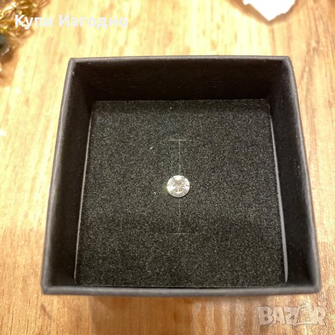 Цирконий Кръгъл Камък Кристал Циркон със Сертификат за Инкрустиране