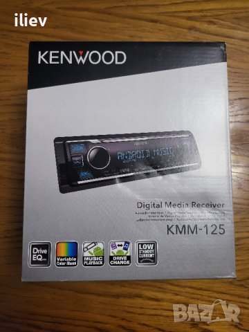 Авто Ресийвър KENWOOD KMM-125 4 X 50 W, USB Чисто нов Гаранция, снимка 1