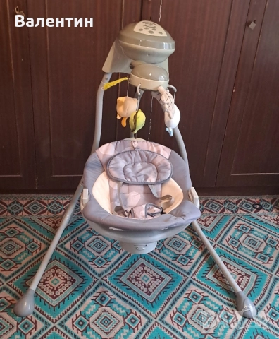 Електрическа люлка фишър прайс!, снимка 2 - За бебешки колички - 52286967