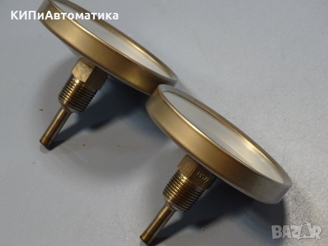 биметален термометър Wika thermometer ф100mm, -10/+150°C, -20/+120°C, L-30mm, снимка 10 - Резервни части за машини - 35180721