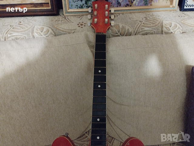 Стара електрическа китара Орфей, снимка 10 - Китари - 44589029