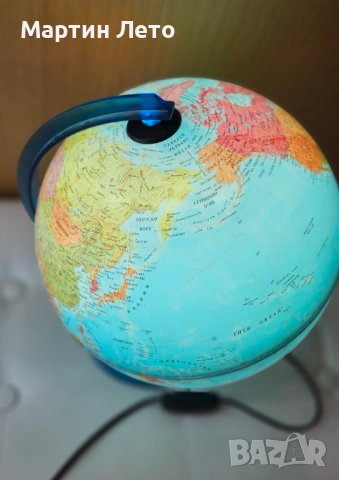 Светещ глобус 25 см. Страхотен!, снимка 5 - Ученически пособия, канцеларски материали - 53147085