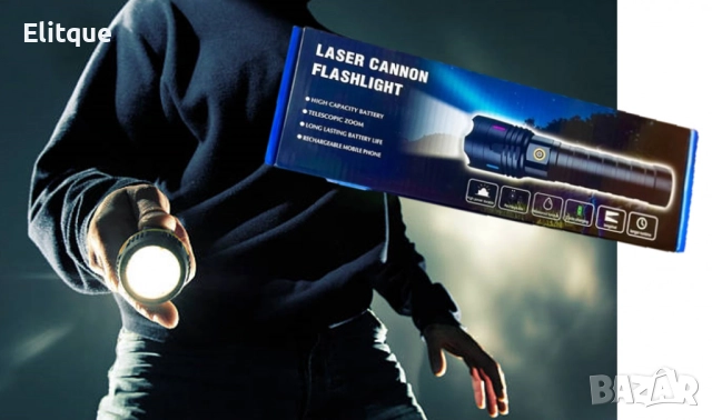 Мощен фенер с иновативен дизайн и множество функции