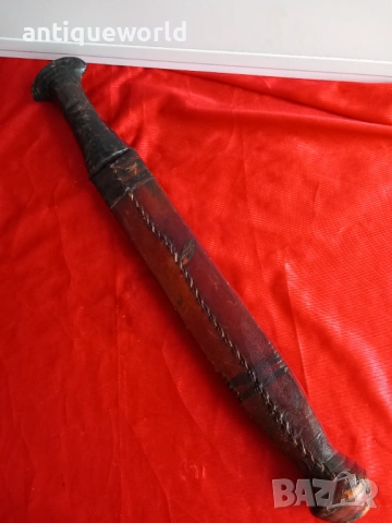 Голяма Стара ТУАРЕГСКА Кама. Острие Нож, снимка 6 - Антикварни и старинни предмети - 53041293