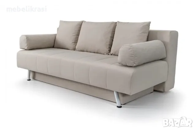 Разгъваем диван Джули 1 Spark 25 сив+ беж