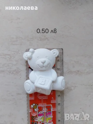 Фигурки от снежнобяла керамична смес , снимка 6 - Декорация за дома - 49430888