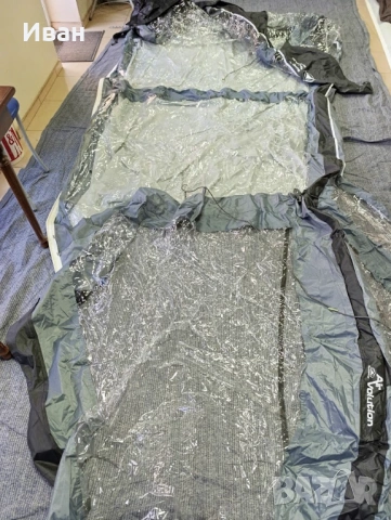 Надуваем, универсален форселт Sunncamp View Air 325 за каравана ,кемпер или ван. Тип тента -сенник, снимка 10 - Палатки - 54140886