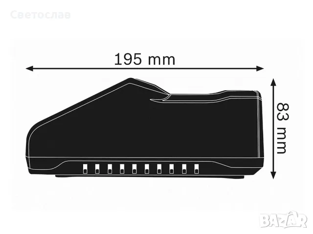 Bosch зарядно устройство Бош GAL 18V-160, снимка 3 - Други инструменти - 49686194