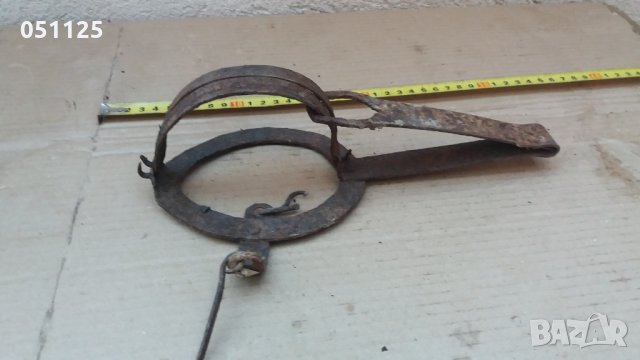 стар кован масивен капан за животни , снимка 6 - Антикварни и старинни предмети - 30183019