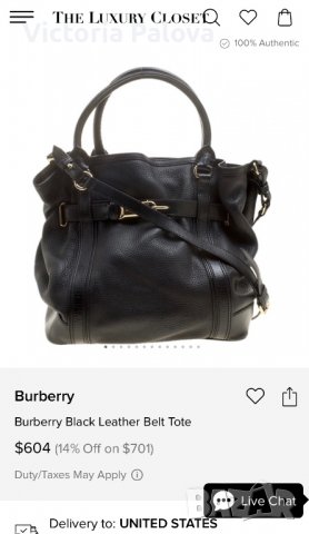 Чанта BURBERRY оригинал, снимка 17 - Чанти - 38146321