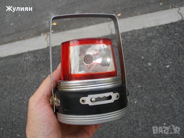 СИГНАЛНА АВАРИЙНА ЛАМПА ФЕНЕР ПРОЖЕКТОР СССР, снимка 2 - Антикварни и старинни предмети - 37838031