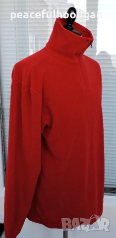 Champion мъжко червено поларено горнище с дълъг ръкав размер XL, снимка 6 - Блузи - 52323858