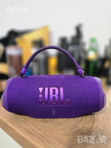 Тонколона JBL Charge 6, 2.0, 45W RMS (30W + 15W), Bluetooth, лилава, IP68 защита, до 28 часа 