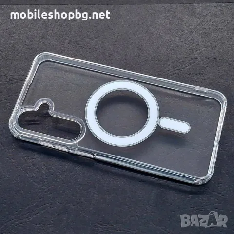 Samsung Galaxy S25 /S25 Plus /S25 Ultra  MagSafe прозрачен гръб , снимка 5 - Калъфи, кейсове - 49040663