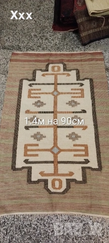 Ръчно тъкан вълнена пътека.Антика за ценители.