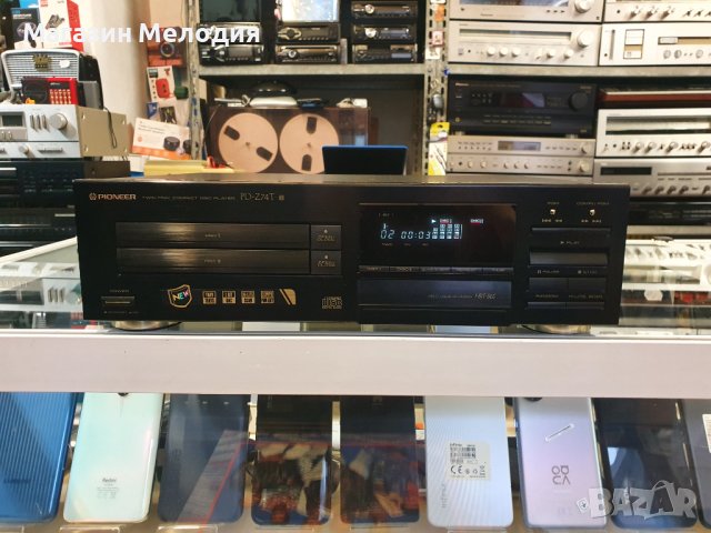 Двоен сд плеър / CD player Pioneer PD-Z74T  В отлично техническо и визуално състояние., снимка 3 - Декове - 44381715