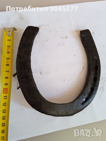 Подкова кована антик 13,5х13,8 см, снимка 1