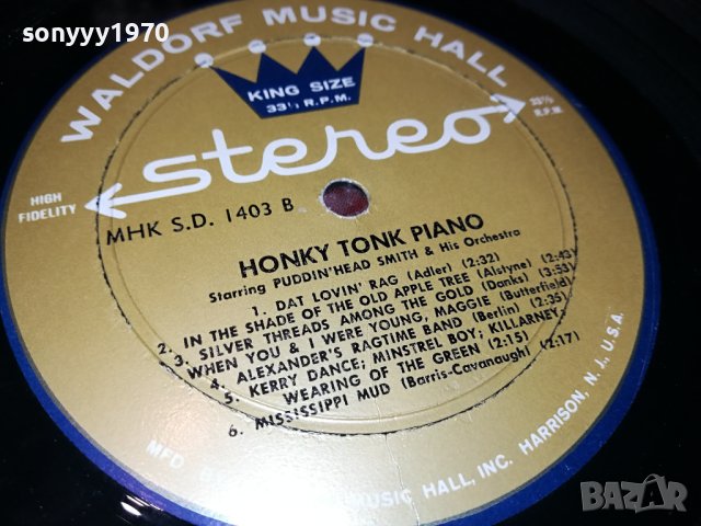 HONKY TONK PIANO-MADE IN USA-ПЛОЧА 2309231819, снимка 18 - Грамофонни плочи - 42293304