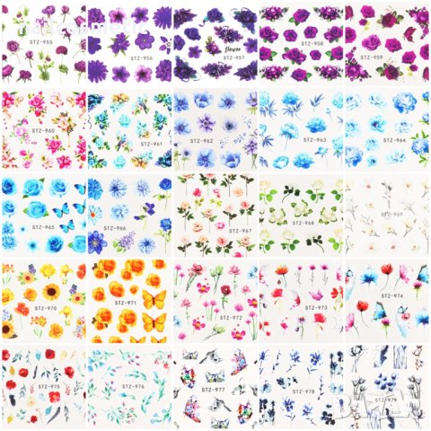 Водни стикери за маникюр, снимка 11 - Продукти за маникюр - 19002069