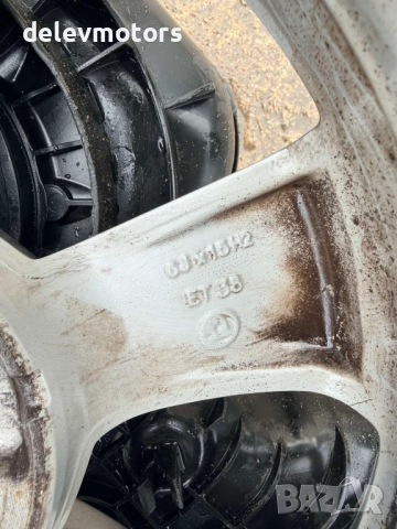 5x100 Skoda алуминиеви джанти 6J, ET 38,  15C, 5JA601025 от Skoda Rapid 1.4 TDI, 90 кс., FD7CW004, снимка 6 - Гуми и джанти - 52576883