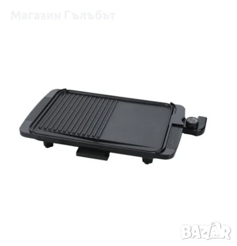 Скара Rosberg, 1500W, бр. 1 36x26см. плоча с 2 зони на печене, Незалепващо покритие, 2 г. Гаранция 