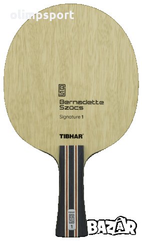 дърво за тенис на маса Tibhar Bernadette Szocs ново конкав дръжка офф- стратегия 7 пласта тегло 86 г