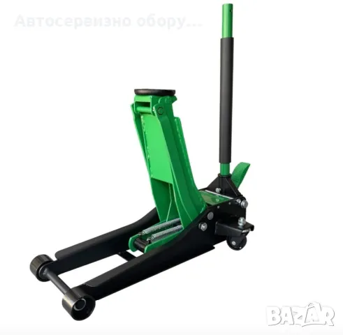 Нископрофилен крик крокодил 4 тона с две помпи и педал 75 - 505 мм ROCKFORCE, снимка 3 - Други инструменти - 50038201