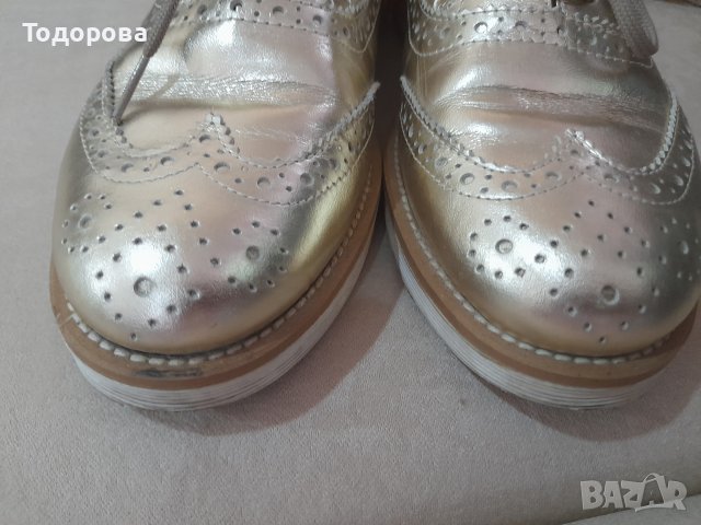 Уникални дамски обувки - естествена кожа № 38, снимка 5 - Дамски ежедневни обувки - 37768947