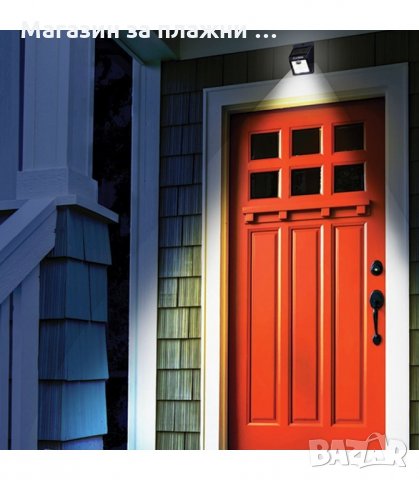 СОЛАРНА LED ЛАМПА С PIR ДАТЧИК - код 1582, снимка 4 - Соларни лампи - 34277483