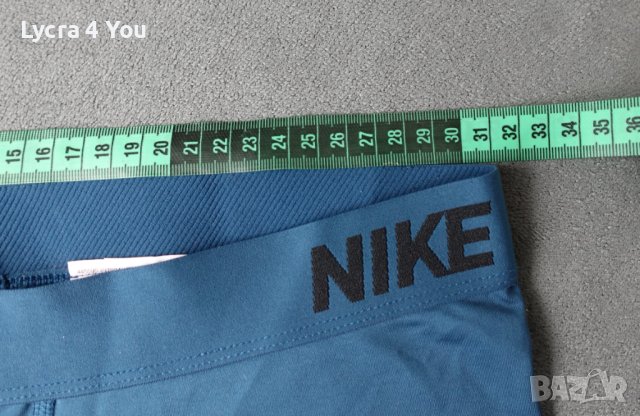 Nike Pro M маслено зелен клин с дължина 7/8ми, снимка 8 - Клинове - 40672902