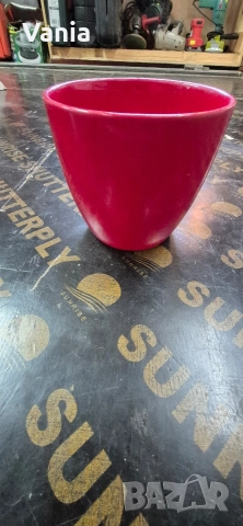Керамична кашпа , снимка 2 - Саксии и кашпи - 52802546