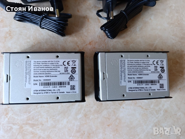 HDMI Екстендер ATEN VE800A (Комплект) – Пренос на сигнал до 60м, снимка 3 - Друга електроника - 53970358