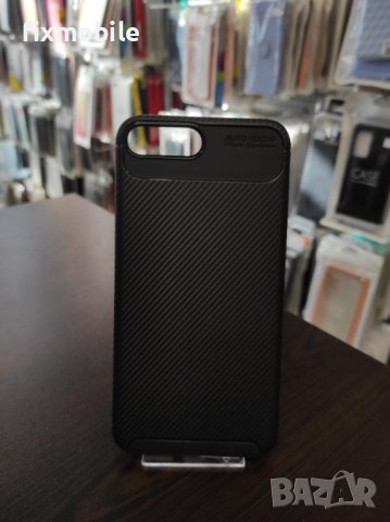 Apple iPhone 7 Plus/ 8 Plus Carbon Fiber Силиконов калъф / кейс, снимка 1