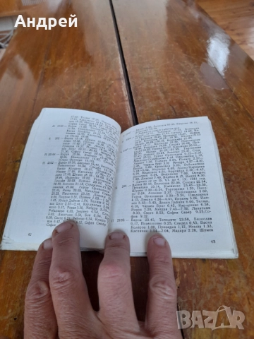 Съкратено БДЖ разсписание 1981-1982, снимка 4 - Други - 51989813