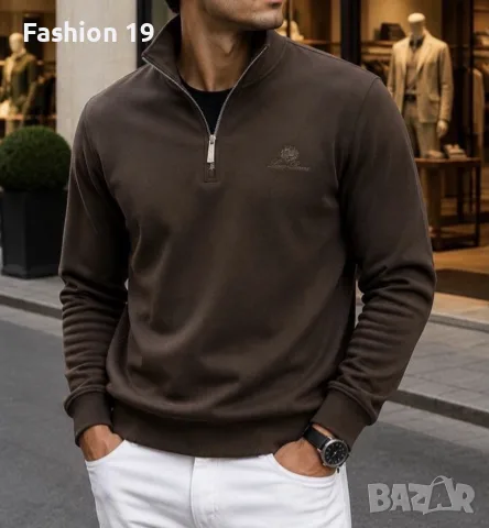 Фанели Loro Piana(quarter zip)‼️, снимка 3 - Други - 56106355