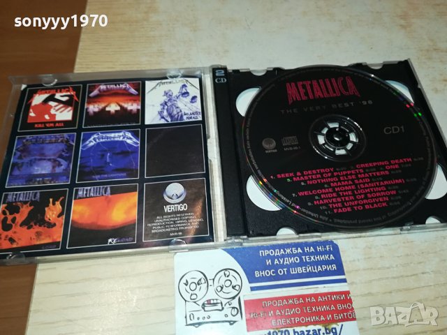 METALLICA CD X2бр 0311231007, снимка 2 - CD дискове - 42833566