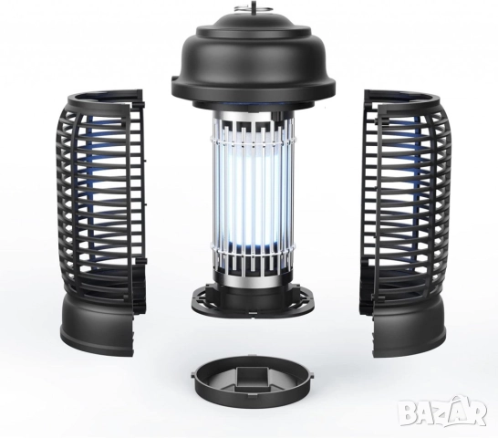 Електрически уред против комари и насекоми Bug Zapper QH50A-20W – 20W, обхват 80м, снимка 5 - Друга електроника - 51999990
