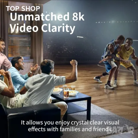 HDMI превключвател 4 порта 8K 60Hz HDMI превключвател 4 входа - 1 изход, снимка 2 - Друга електроника - 49457625