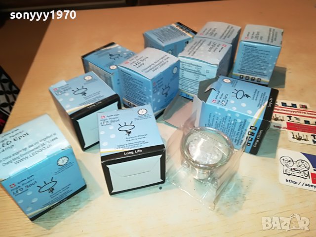 LED SPOT LIGHT 10БРОЯ-GU10/220V/1.8W-ВНОС SWISS 2105231014